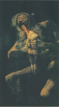 Francesco Goya: Kronos požira svoje otroke